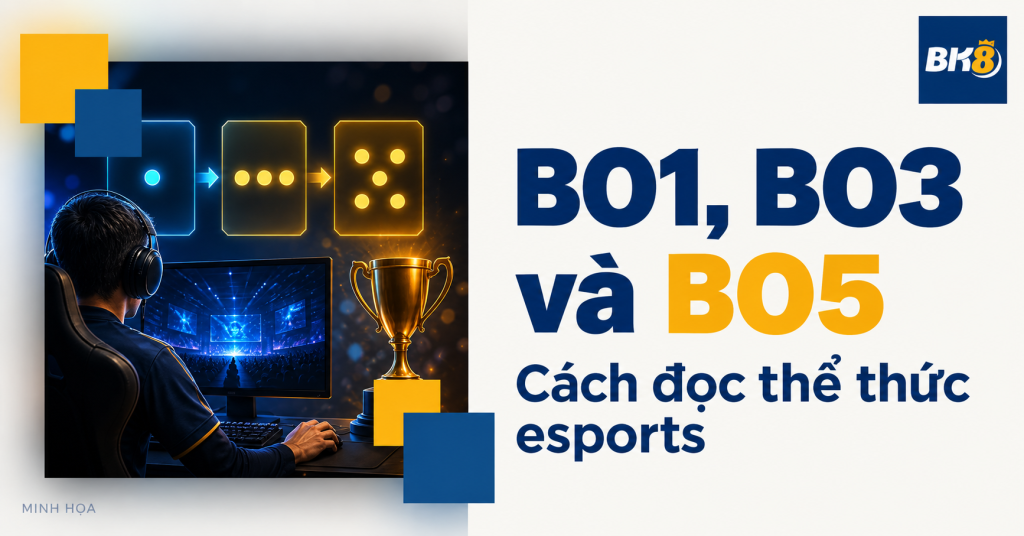 BO1, BO3 và BO5: Cách đọc thể thức thi đấu esports