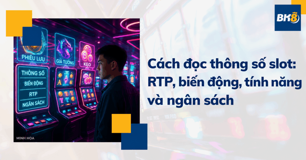 Cách đọc thông số slot: RTP, biến động, tính năng và ngân sách
