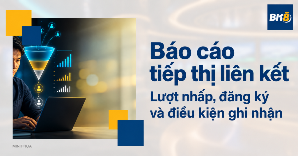 Báo cáo tiếp thị liên kết: Phân biệt lượt nhấp, đăng ký và người chơi đủ điều kiện