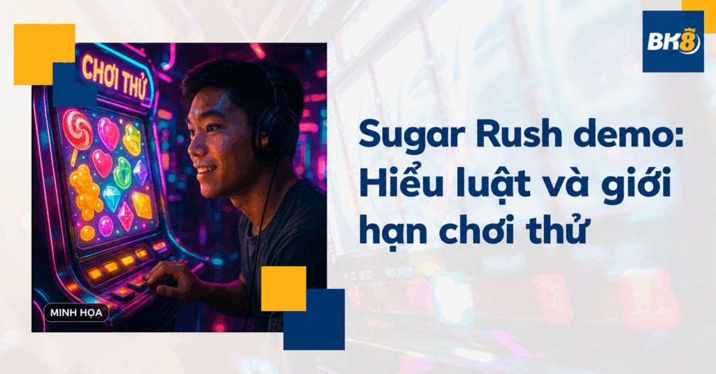 Sugar Rush demo: Hiểu cụm thắng, hệ số nhân và giới hạn chơi thử