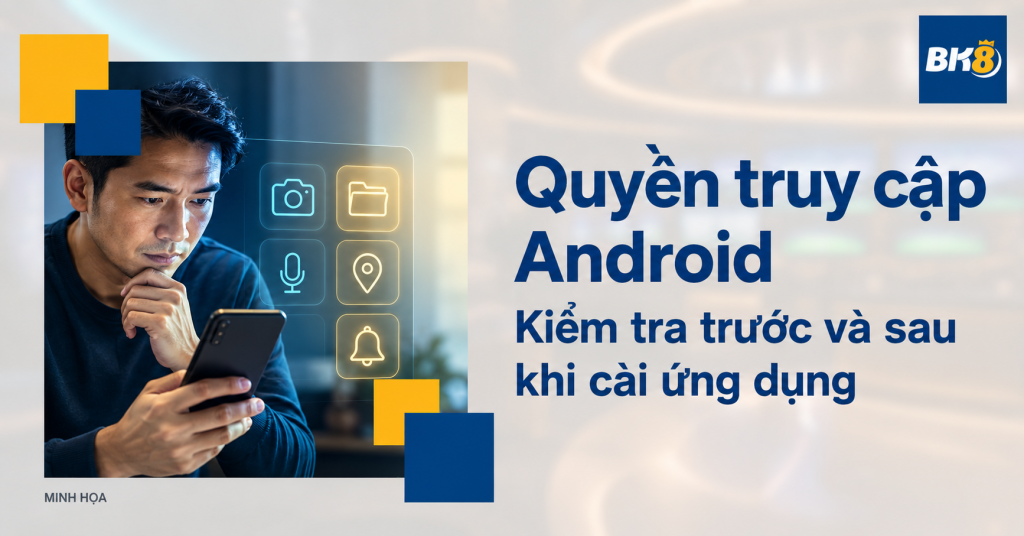 Ứng dụng Android: Kiểm tra quyền truy cập trước và sau khi cài