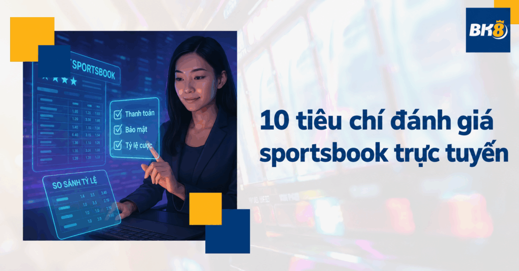 10 tiêu chí đánh giá một sportsbook trực tuyến