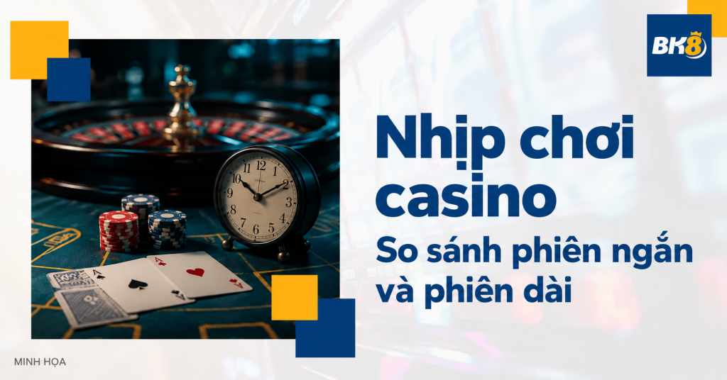 Nhịp chơi casino: So sánh phiên ngắn và phiên dài