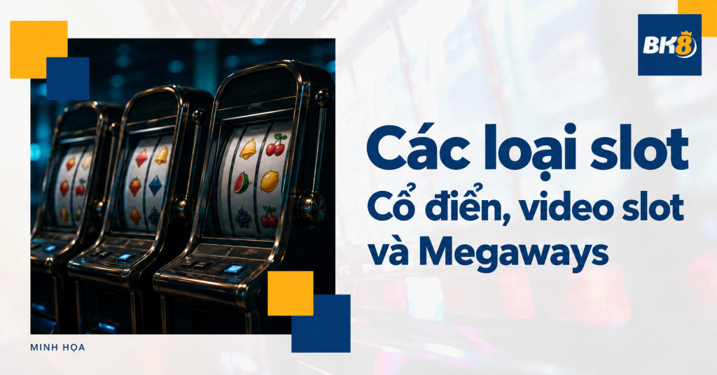 Slot cổ điển, video slot và Megaways khác nhau thế nào?