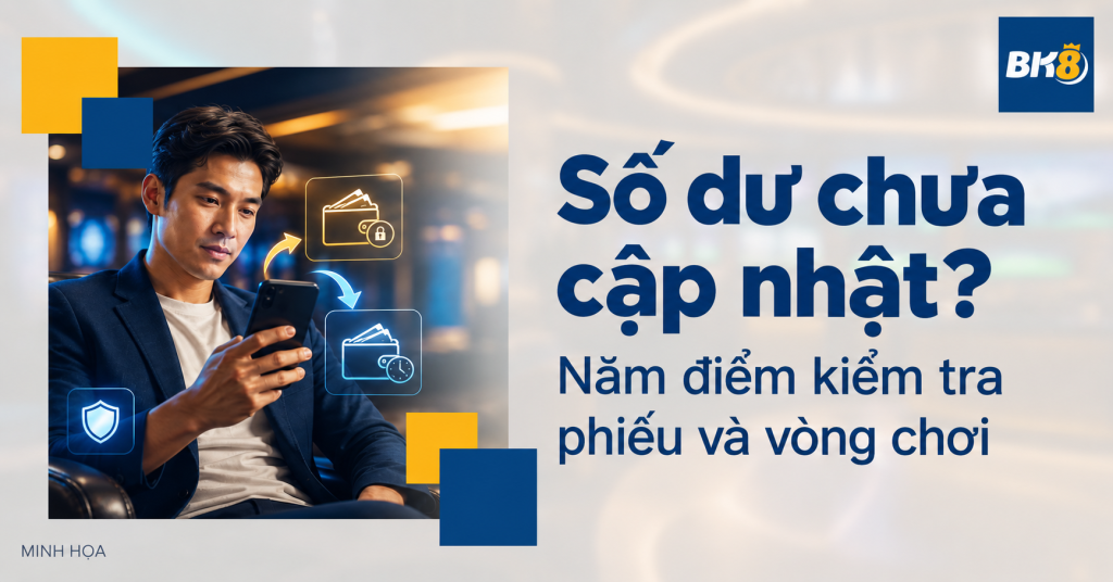 Số dư chưa cập nhật sau phiếu hủy hoặc vòng chơi gián đoạn: Năm điểm kiểm tra