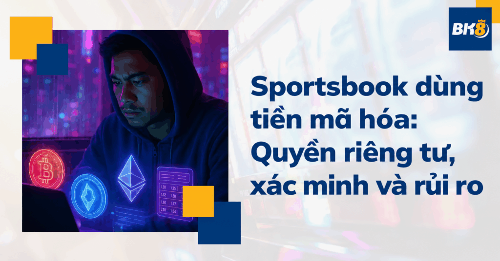 Sportsbook dùng tiền mã hóa: Quyền riêng tư, xác minh và rủi ro
