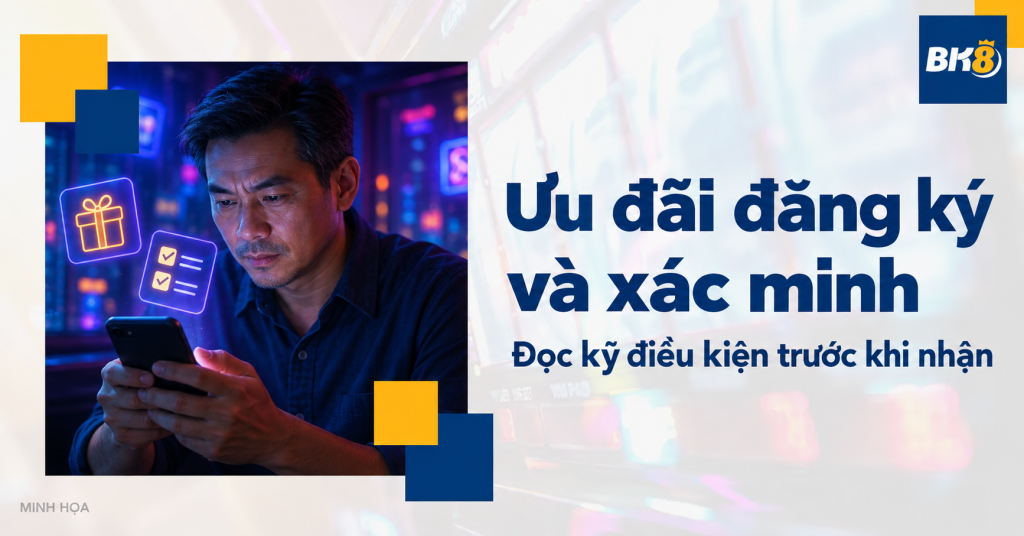 Thưởng đăng ký casino: Không cần nạp có đồng nghĩa không xác minh?